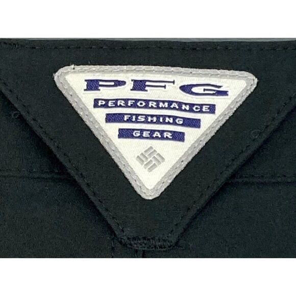Columbia PFG Mens Omni-Shield Black Fishing Shorts Size 36 - Picture 6 of 8